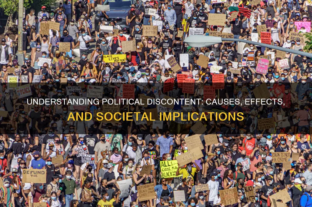 what is political discontent