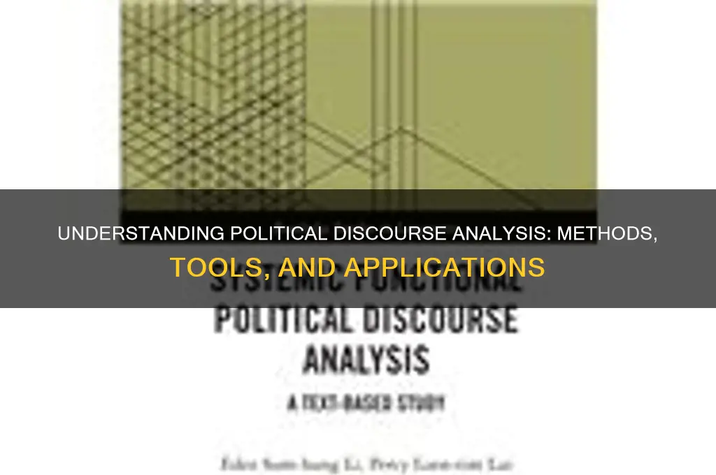 what is political discourse analysis