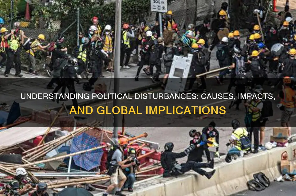 what is political disturbances