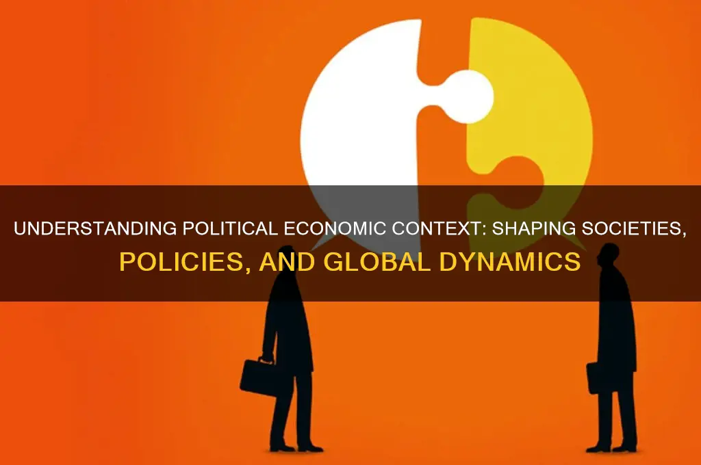 what is political economic context