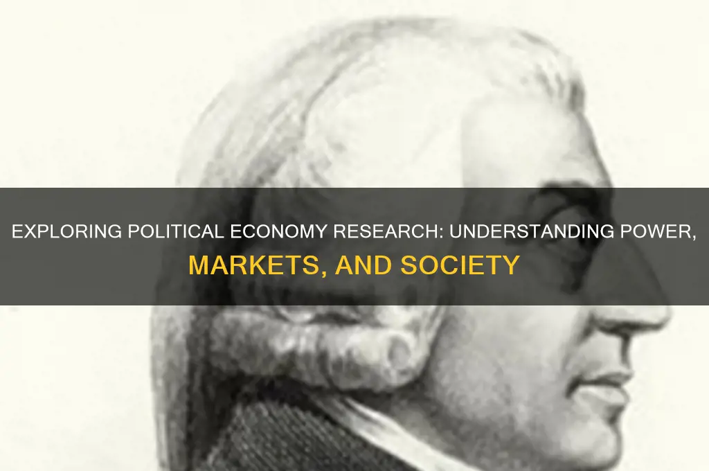 what is political economy research