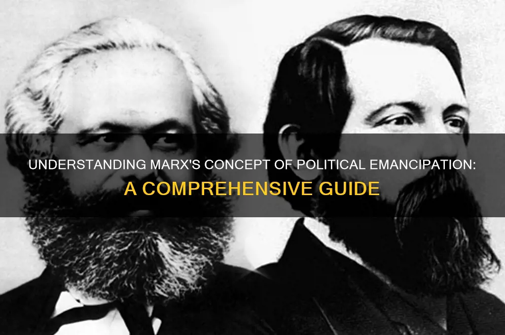 what is political emancipation marx