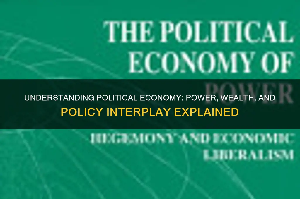 what is political eocnomy