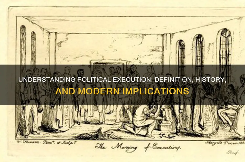 what is political execution