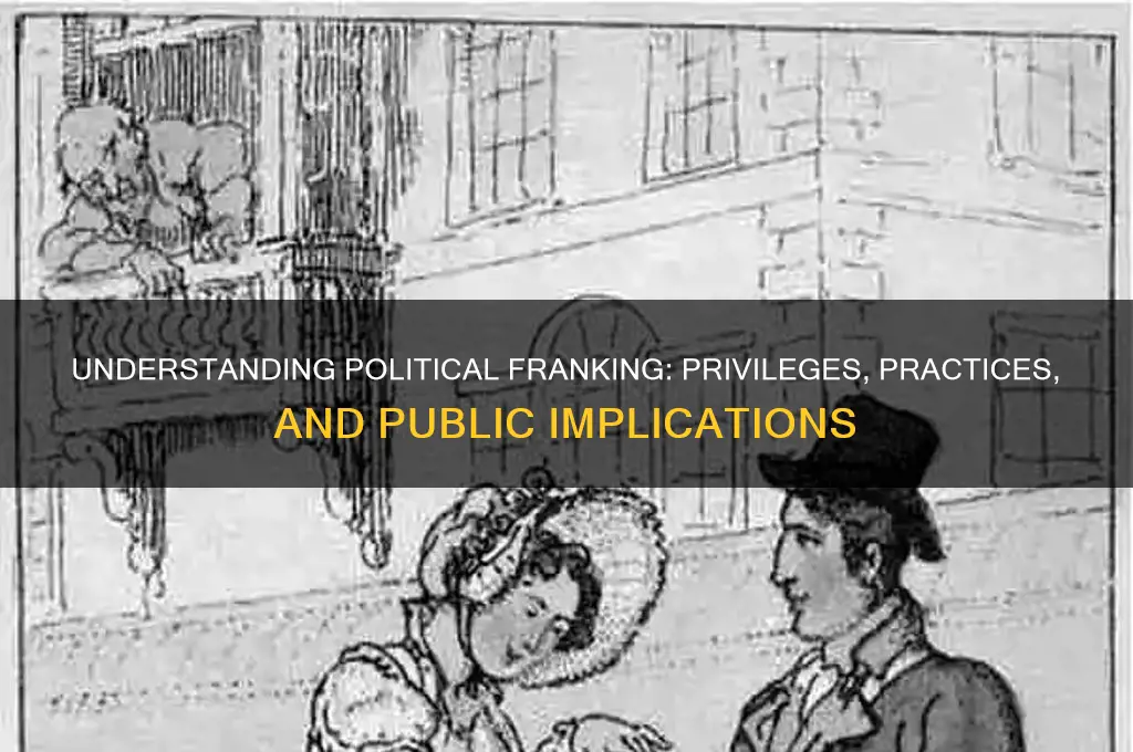 what is political franking