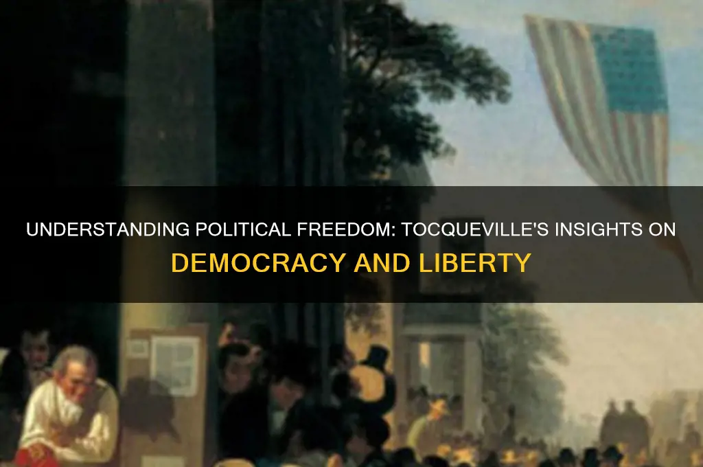 what is political freedom toqueville