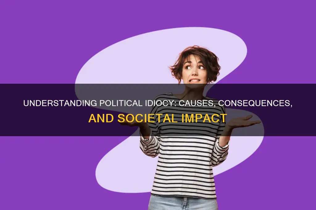 what is political idiocy