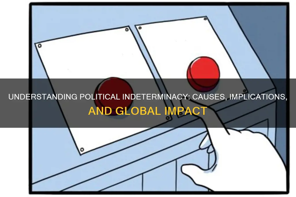 what is political indeterminacy