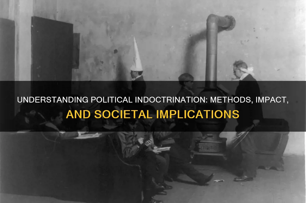 what is political indoctrination