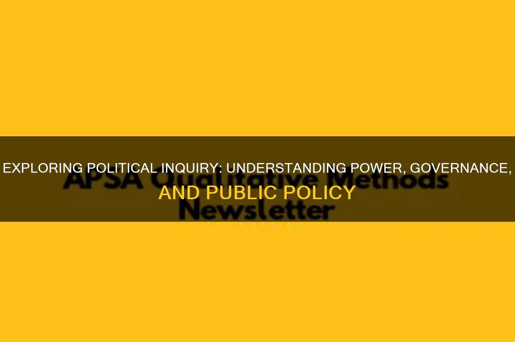 what is political inquiry