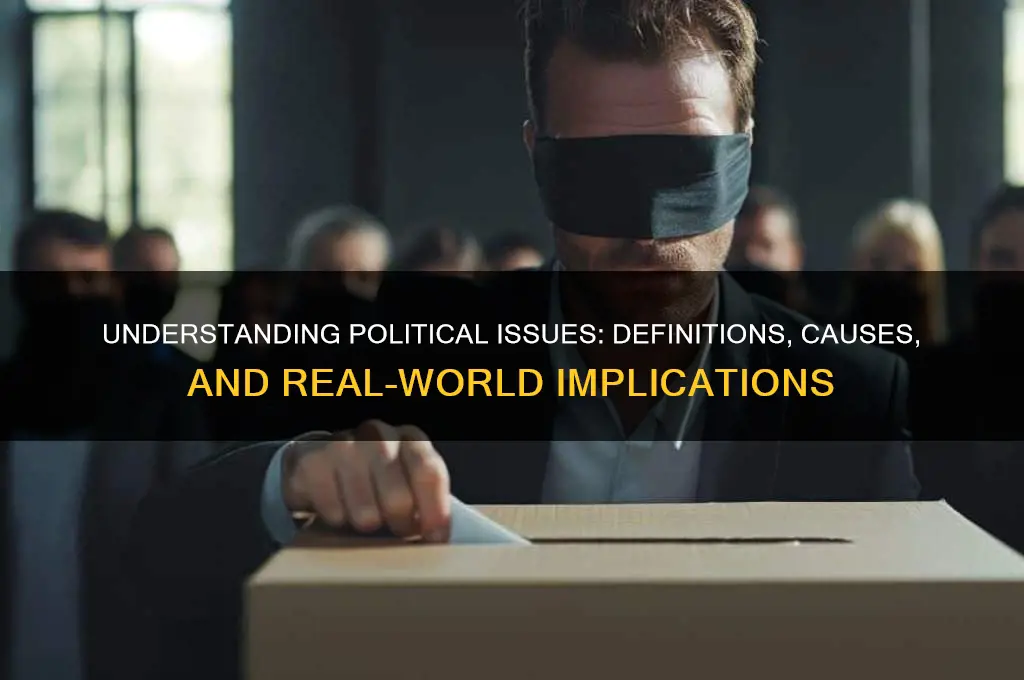 what is political issue