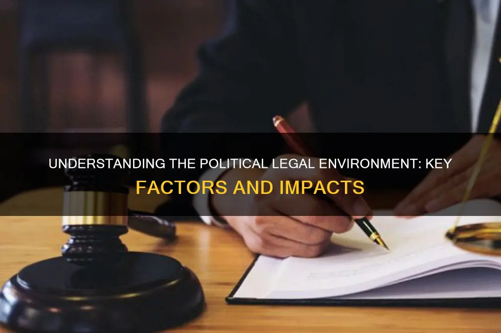 what is political legal environment