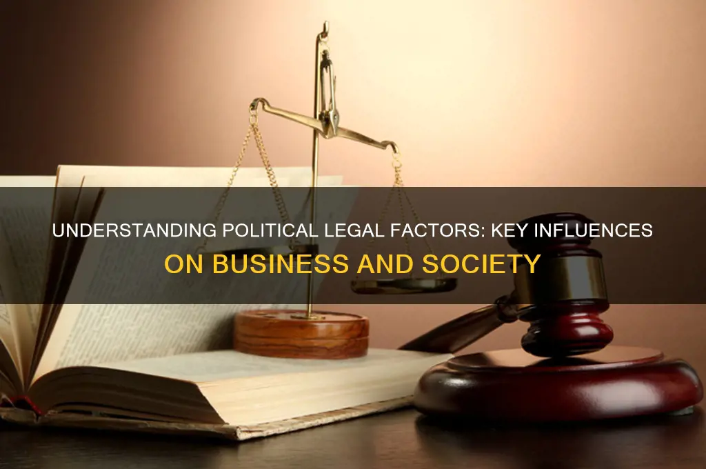 what is political legal factors