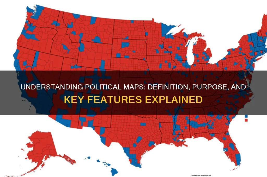 what is political map definition