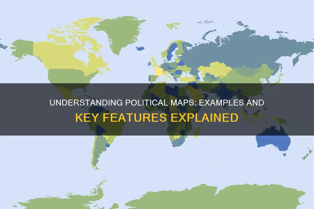 what is political map example