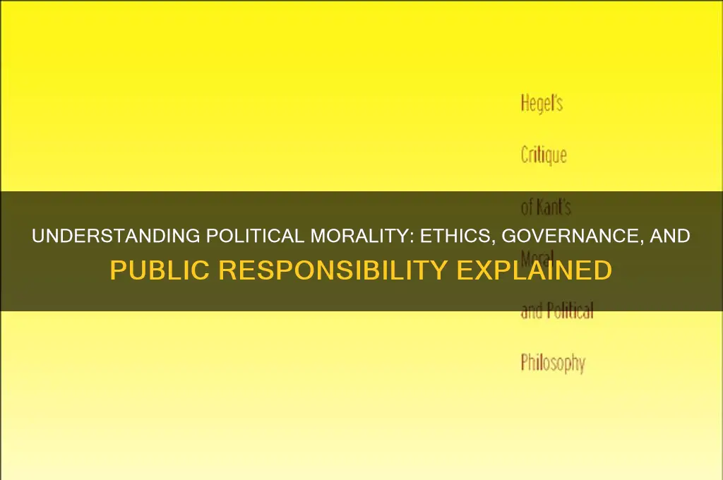 what is political morality
