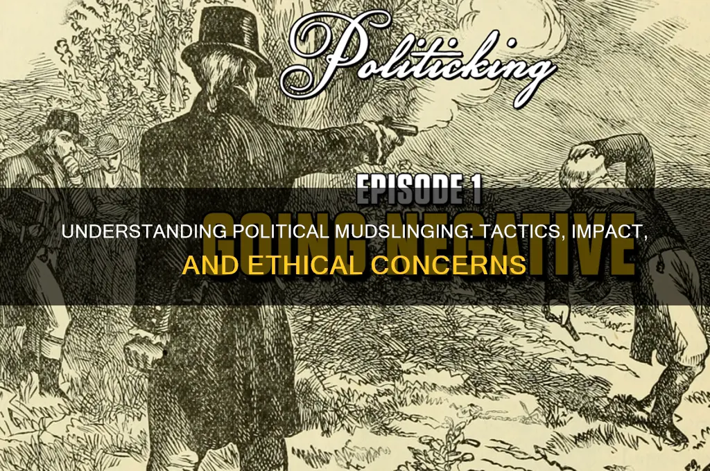 what is political mudslinging