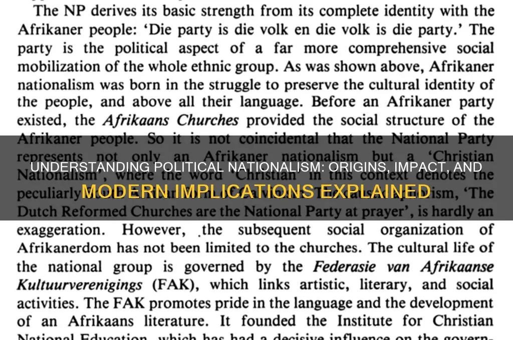 what is political nationalism