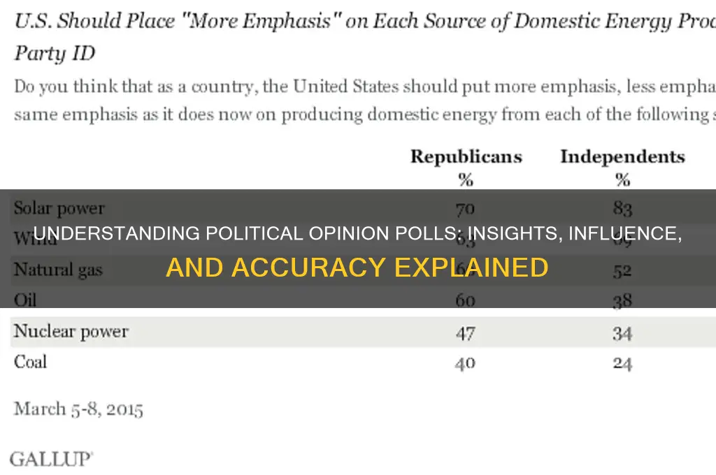 what is political opinion polls