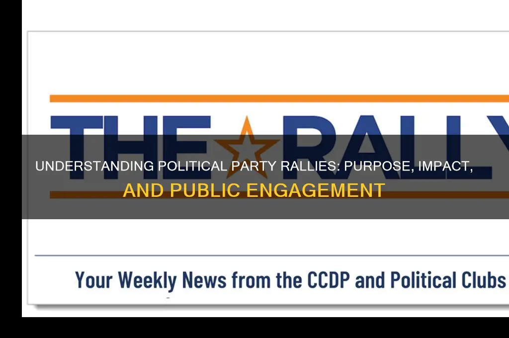 what is political parties rally
