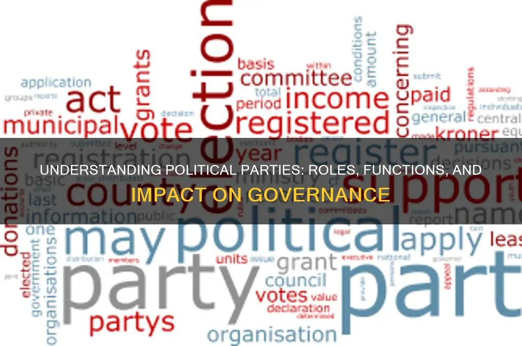 what is political party and functions
