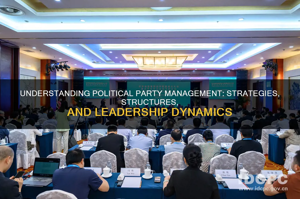 what is political party management