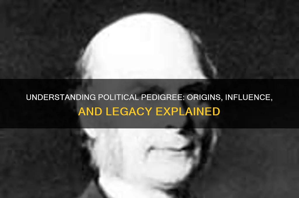 what is political pedigree