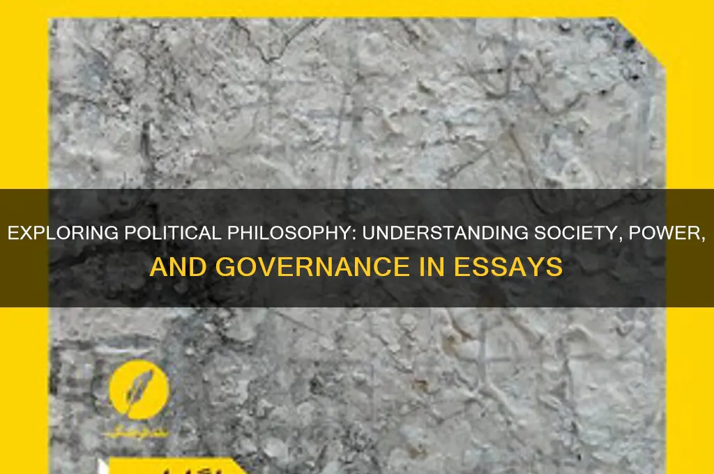 what is political philosophy essay