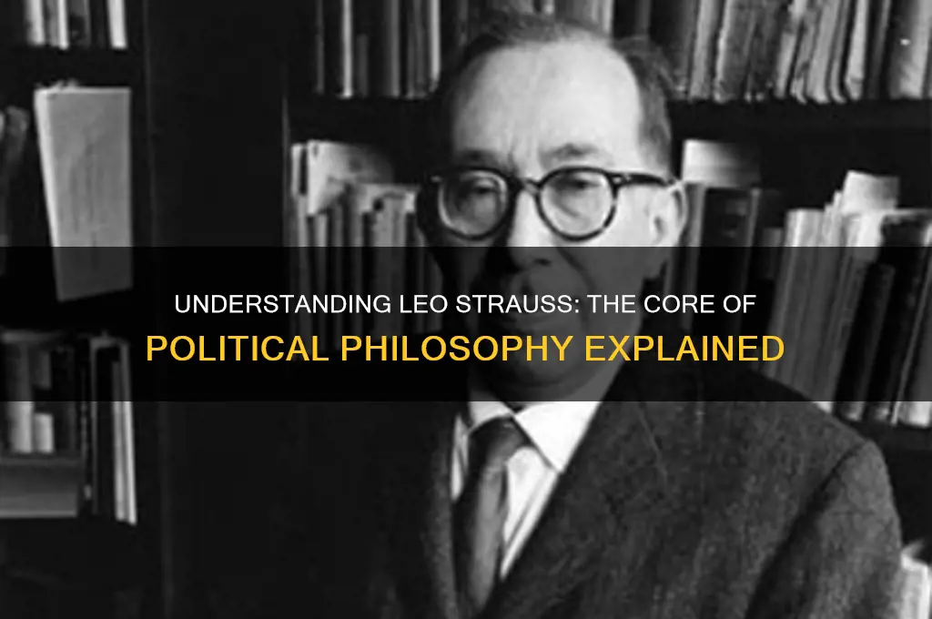 what is political philosophy strauss