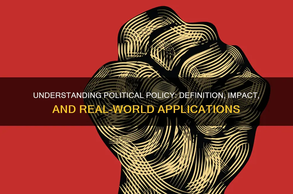 what is political policy