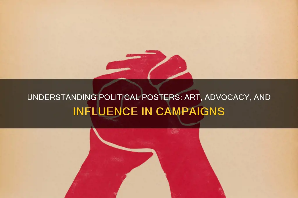 what is political poster