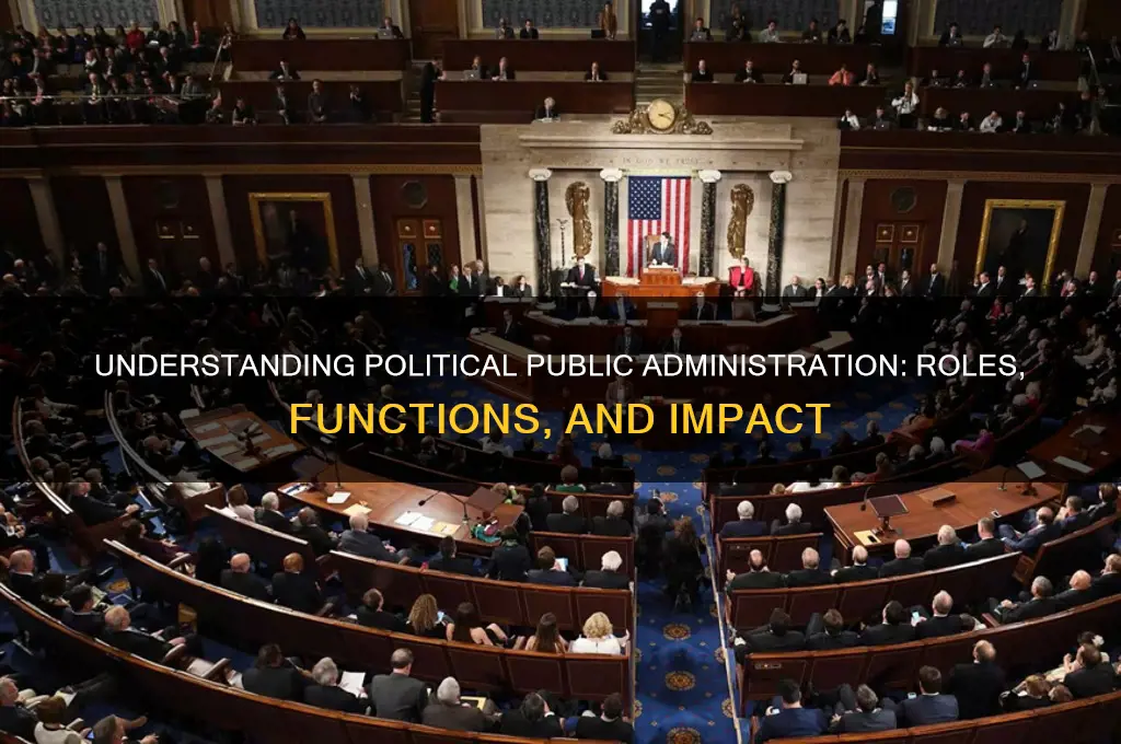 what is political public administration