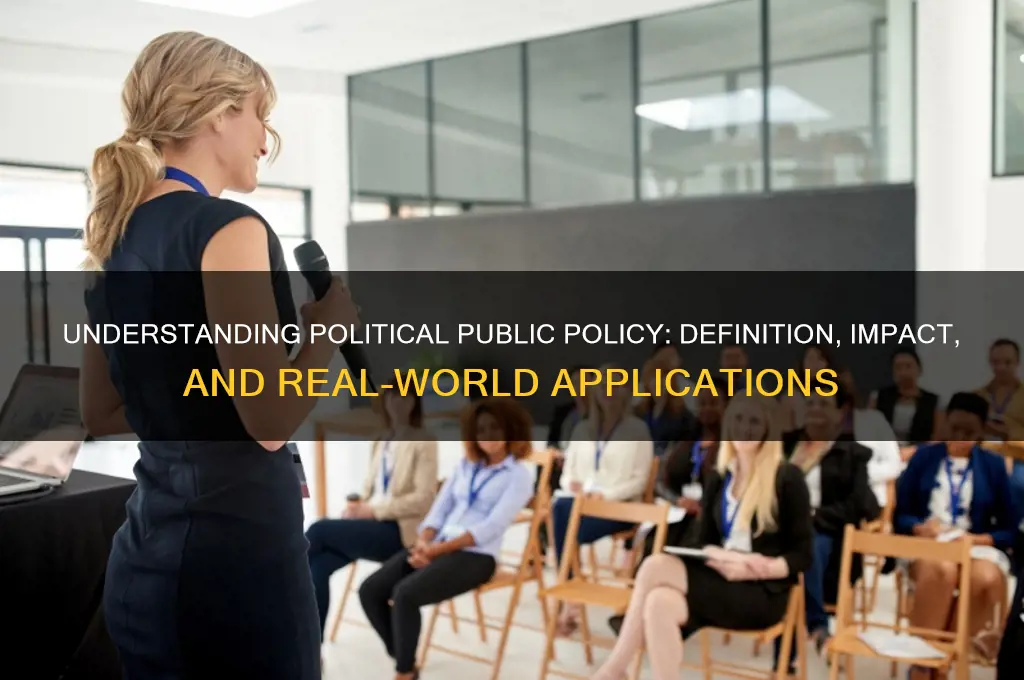 what is political public policy
