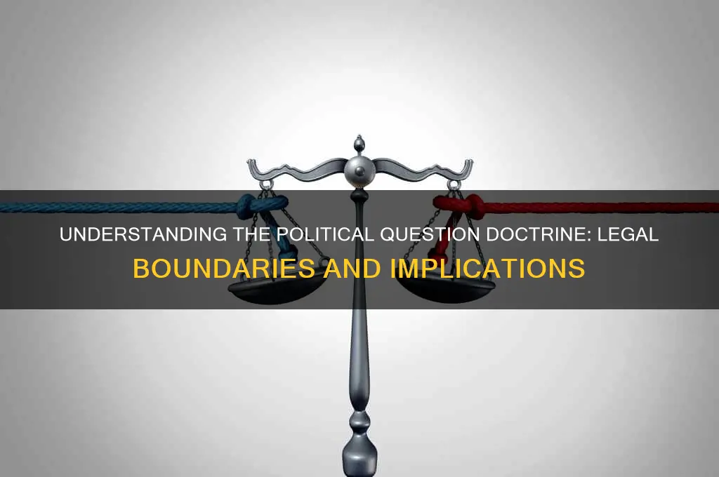 what is political question doctrine