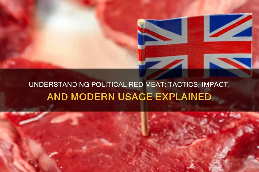 what is political red meat