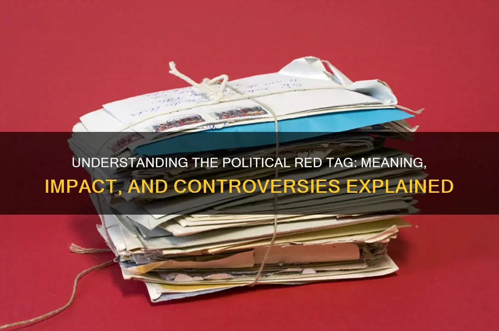 what is political red tag