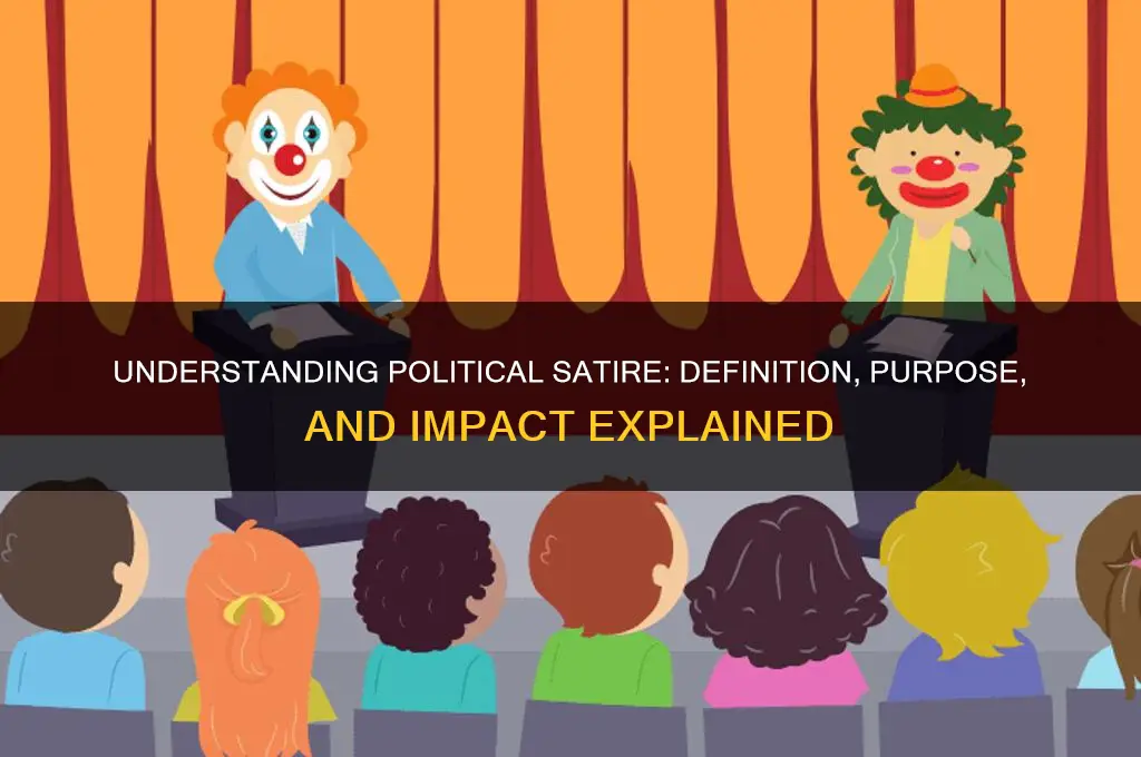 what is political satire definition