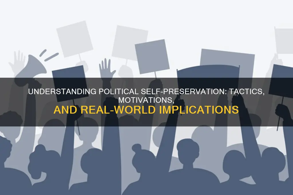 what is political self presurvation