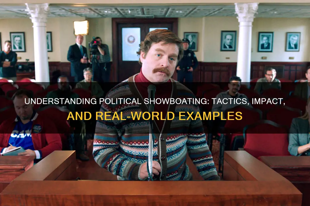 what is political showboating