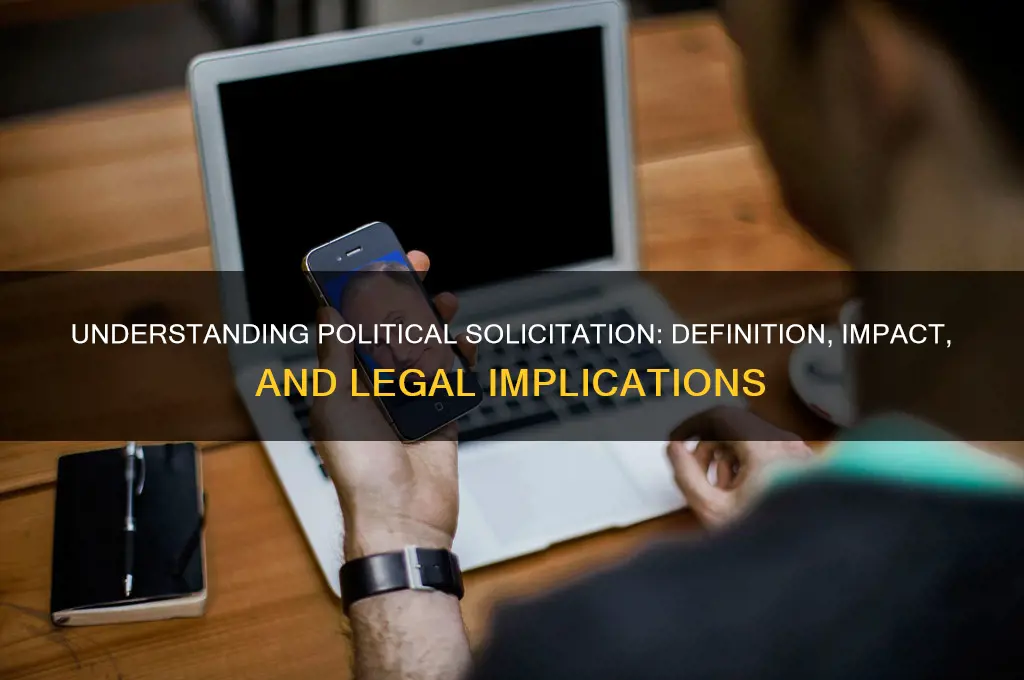 what is political solicitation