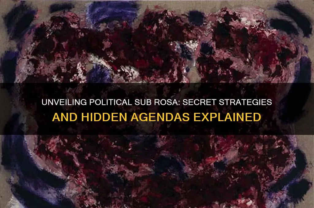 what is political sub rosa