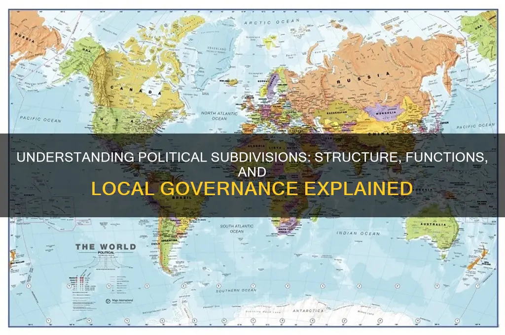 what is political subdivision