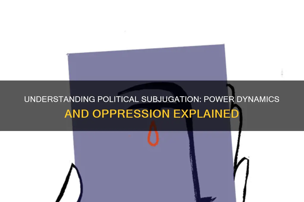 what is political subjugation