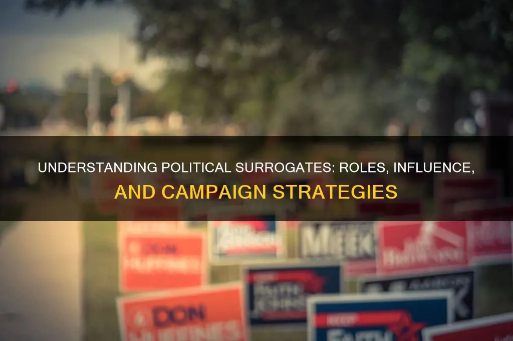 what is political surrogate