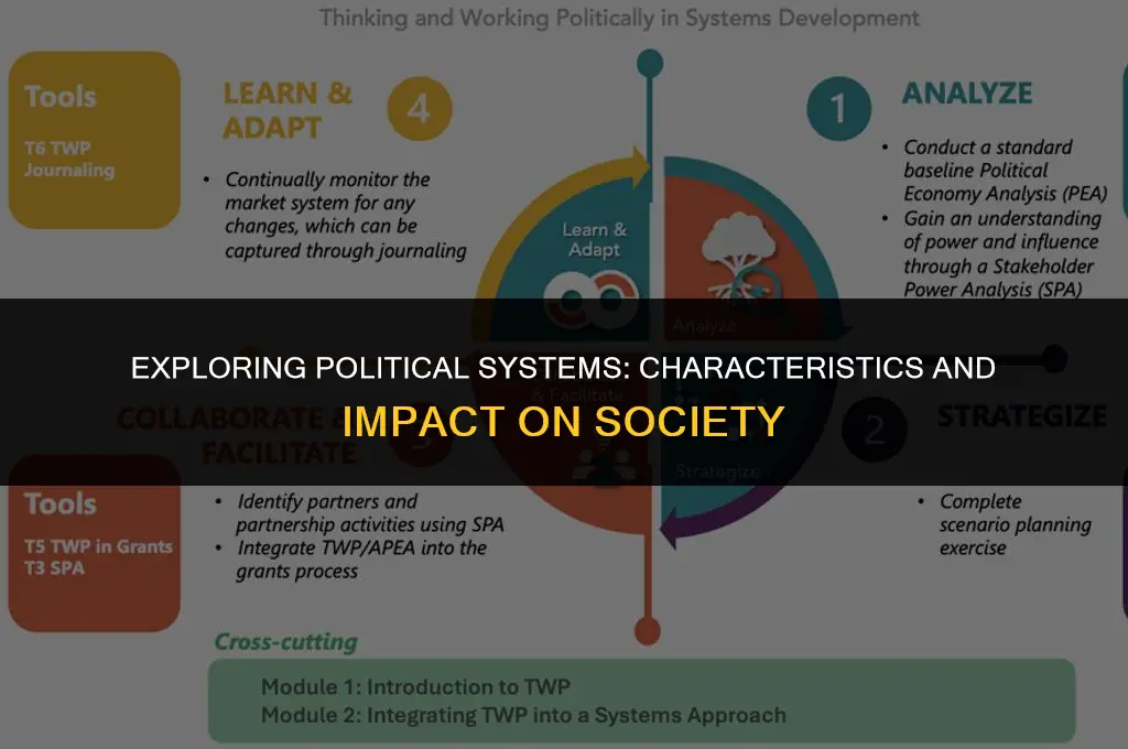 what is political system and its characteristics