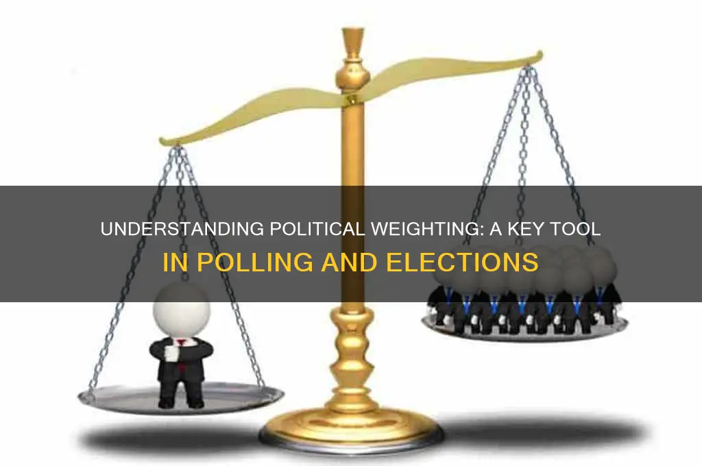 what is political weighting
