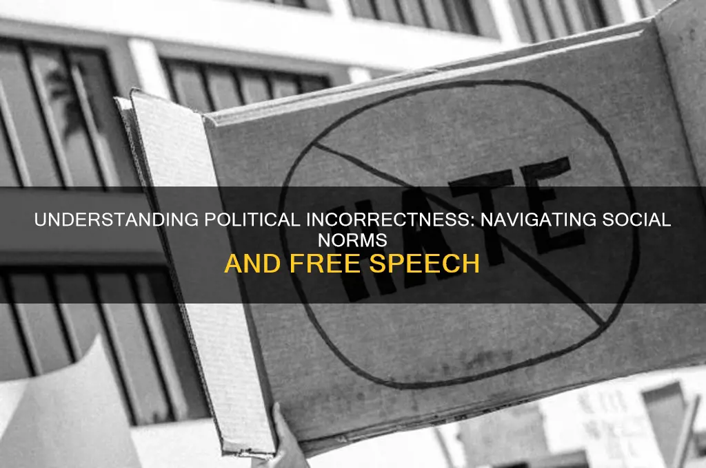 what is politically incorrect