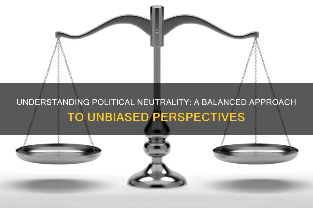 what is politically neutral