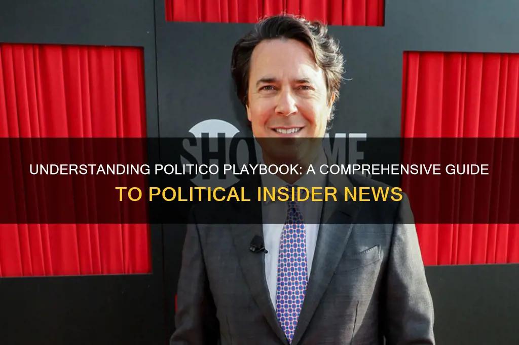 what is politico playbook