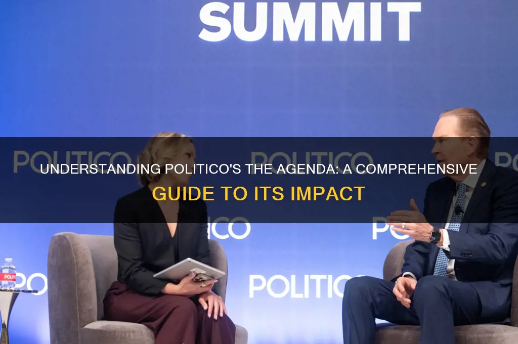 what is politico the agenda